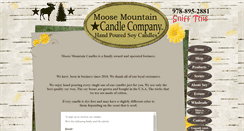 Desktop Screenshot of moosemountaincandle.com